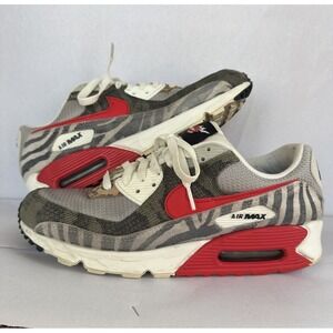 Nike Air Max 90 Tunnel Walk University Red Iron Ore Men's 10 DZ4839-001 Sneakers